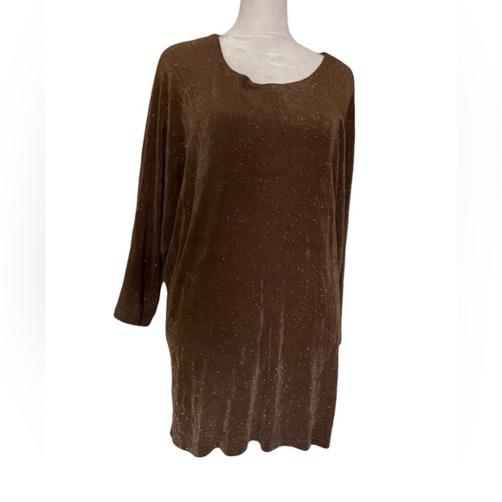 A Touch of Class travelers one size top blouse tunic long sleeves